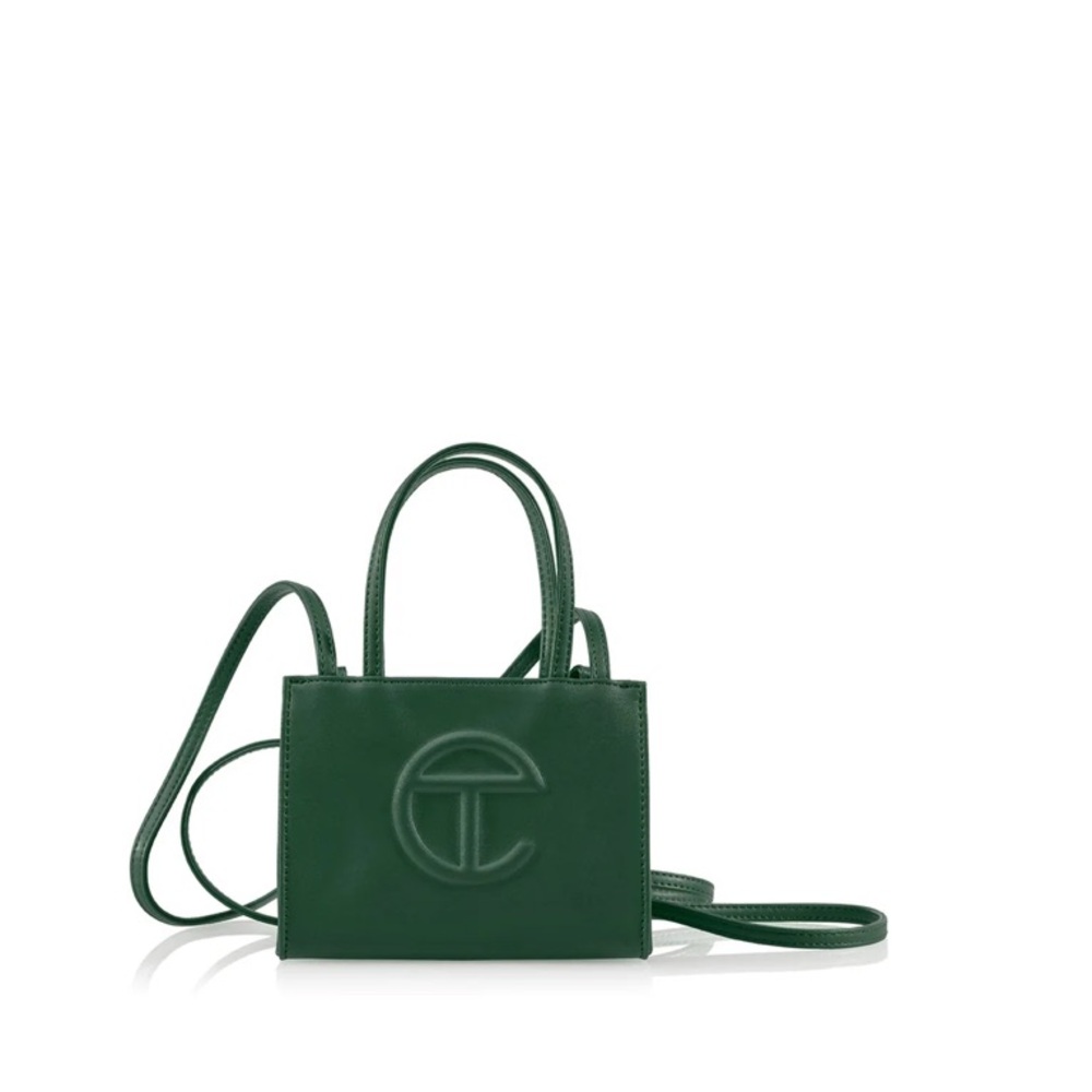 Telfar Small Shopping Bag in Dark Olive